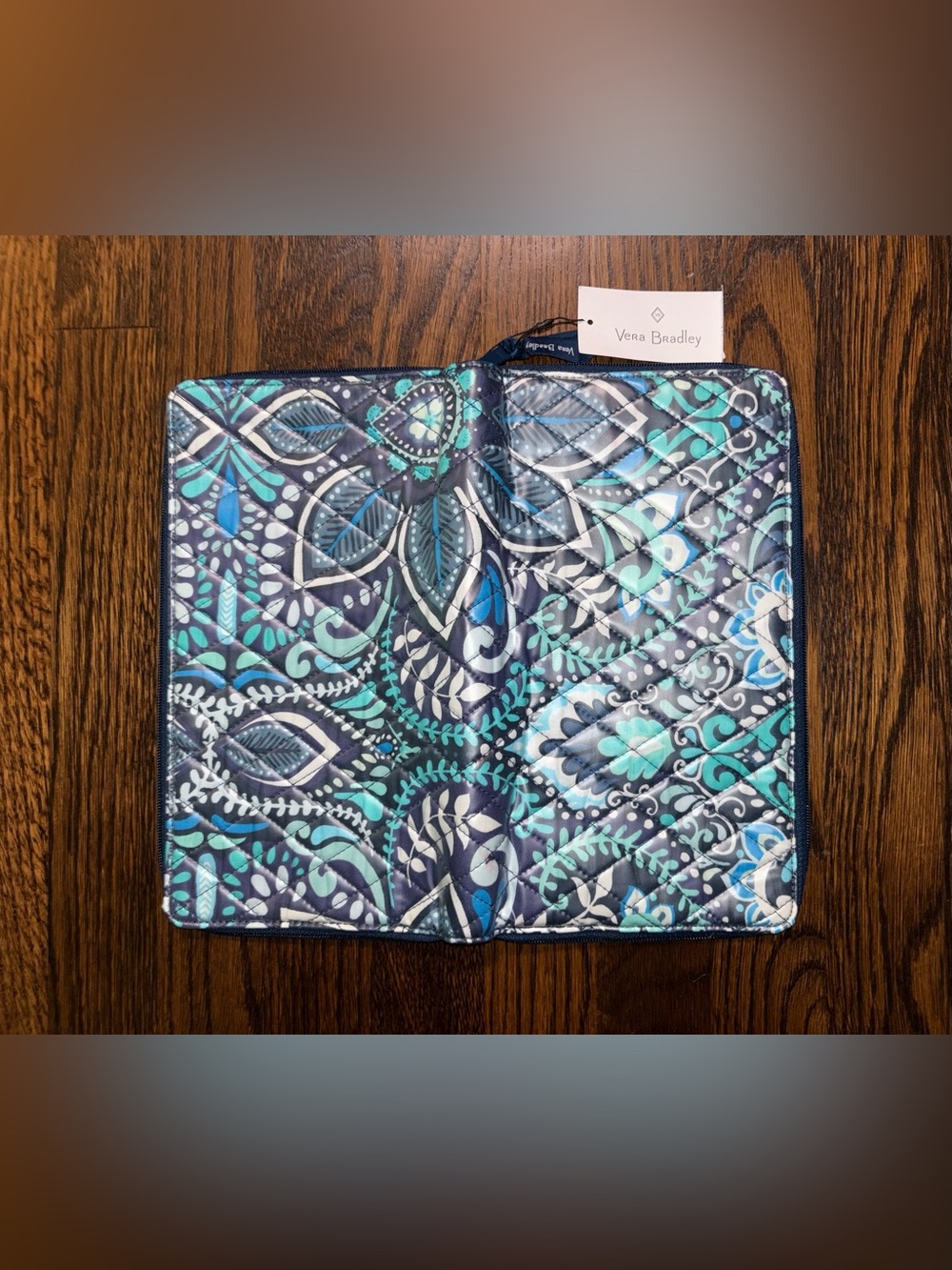 Vera Bradley Blue Island Medallion Personal
Travel Organizer Passport Holder